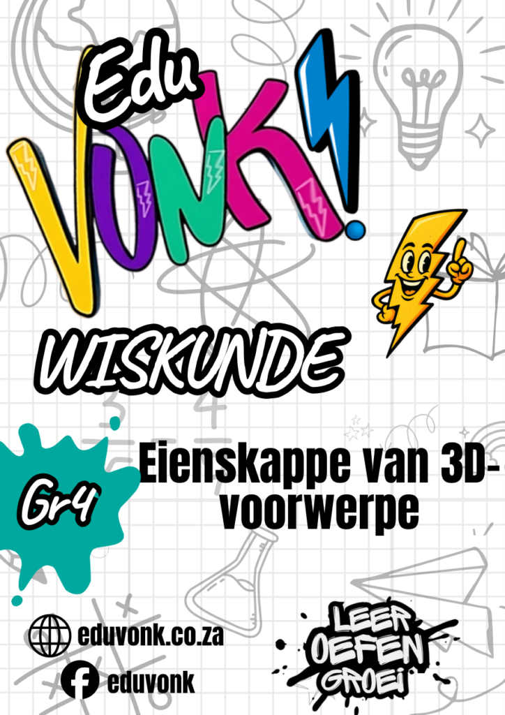 Graad 4: Eienskappe van 3D-voorwerpe (AF)