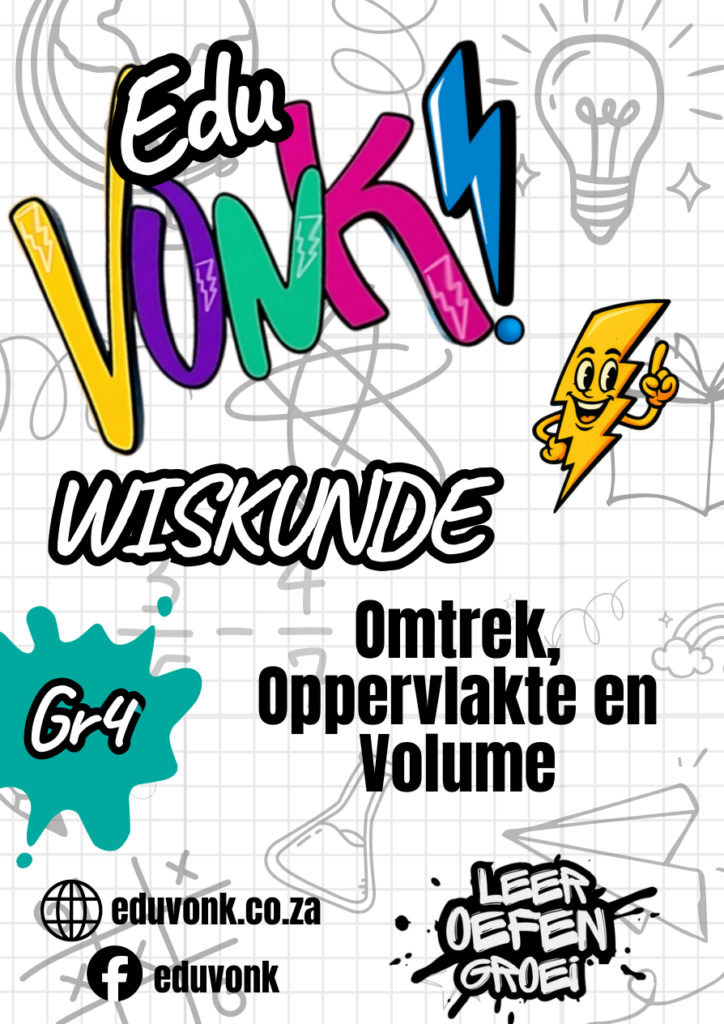 Graad 4: Omtrek, Oppervlakte en Volume (AF)