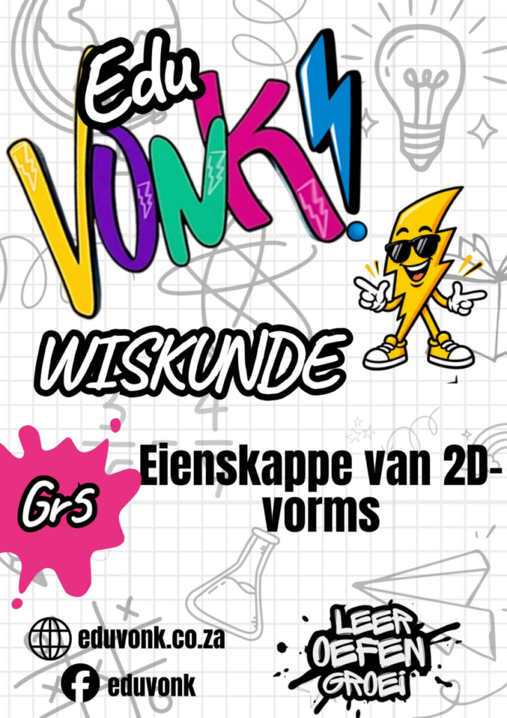 Graad 5: Eienskappe van 2D-vorms (AF)