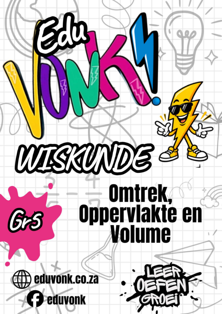 Graad 5: Omtrek, Oppervlakte en Volume (AF)