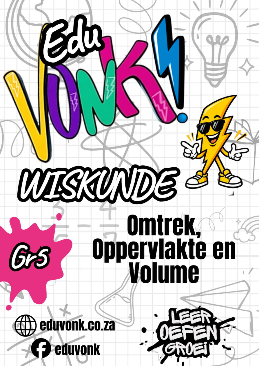 Graad 5: Omtrek, Oppervlakte en Volume (AF)
