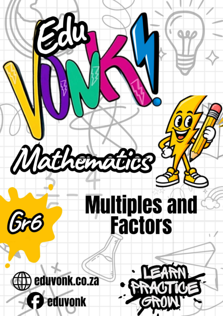 Grade 6: Multiples and Factors (EN)