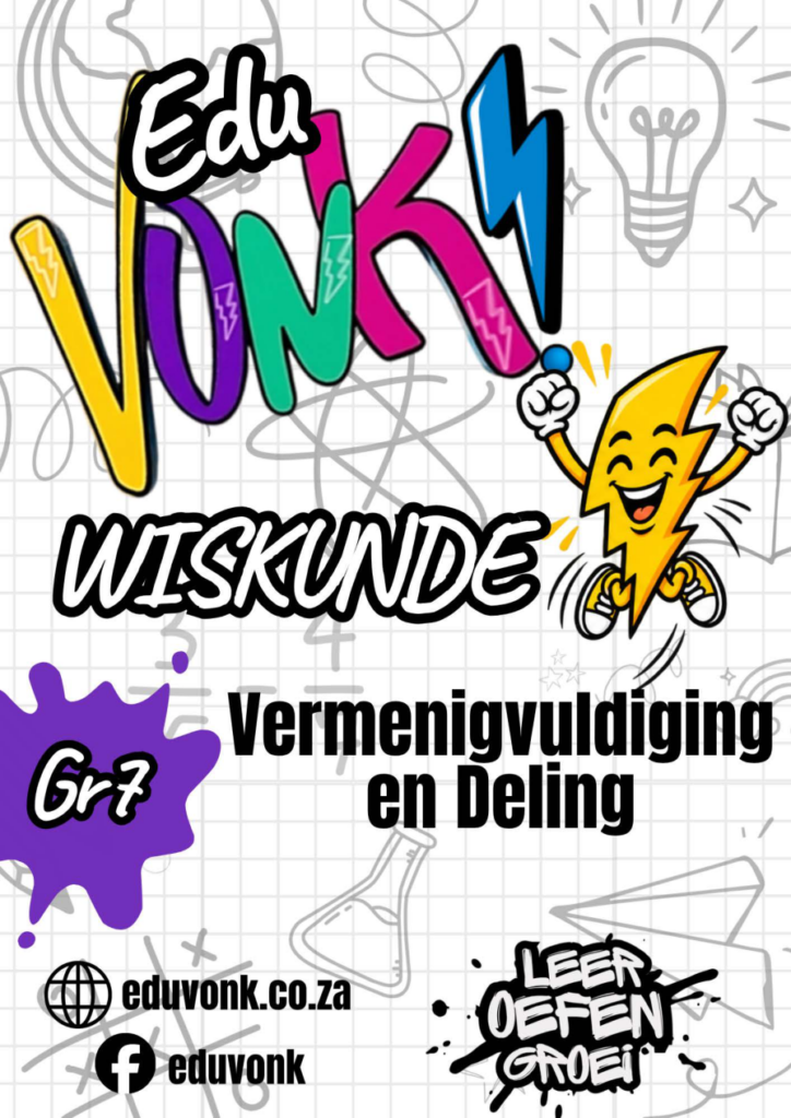 Graad 7: Vermenigvuldiging en Deling (AF)