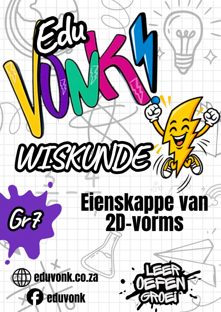 Graad 7: Eienskappe van 2D-vorms (AF)