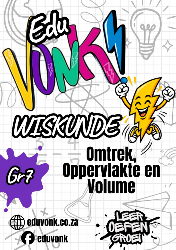 Graad 7: Omtrek, Oppervlakte en Volume (AF)
